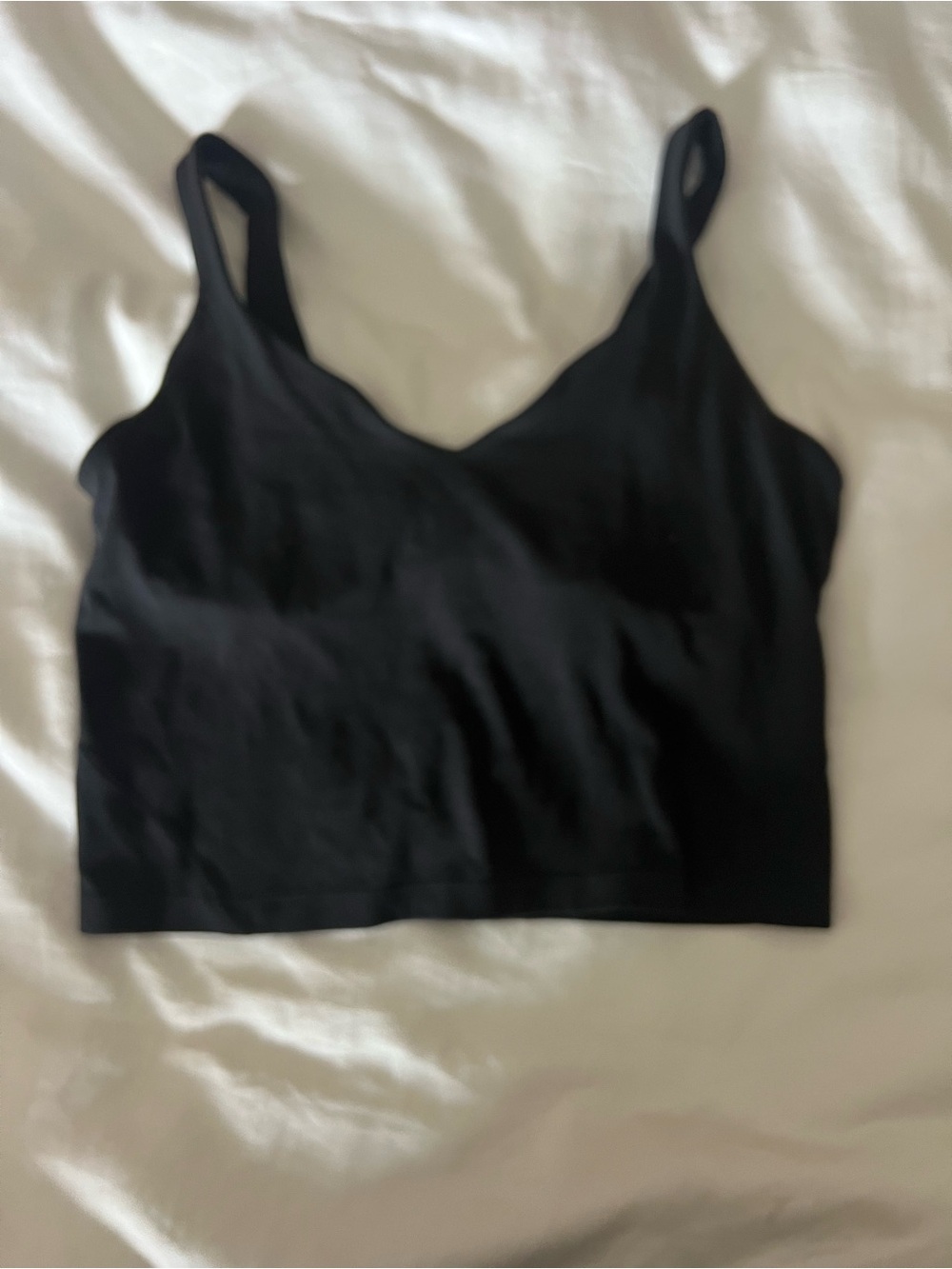 Black Align Tank Top